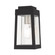 Oslo One Light Outdoor Wall Lantern in Black w/ Brushed Nickels and Polished Chrome Stainless Steel (107|20851-04)