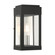 York One Light Outdoor Wall Lantern in Black w/ Brushed Nickels w/ Brushed Nickel Stainless Steel (107|21231-04)