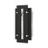 Utrecht One Light Outdoor Wall Lantern in Black w/ Brushed Nickels (107|21772-04)