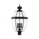 Monterey Four Light Outdoor Post Lantern in Black (107|2358-04)