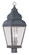 Exeter Three Light Post-Top Lanterm in Charcoal (107|2606-61)