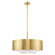 Madison Six Light Chandelier in Satin Brass (107|40020-12)