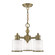 Middlebush Three Light Mini Chandelier/Ceiling Mount in Antique Brass (107|40203-01)