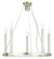 Alpine Five Light Chandelier in Polished Nickel (107|40245-35)