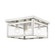 Milford Four Light Ceiling Mount in Brushed Nickel (107|4032-91)