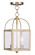Milford Two Light Mini Pendant/Ceiling Mount in Antique Brass (107|4041-01)