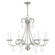 Daphne Eight Light Chandelier in Brushed Nickel (107|40878-91)