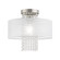 Bella Vista One Light Ceiling Mount in Brushed Nickel (107|41125-91)