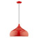 Amador One Light Mini Pendant in Shiny Red w/ Polished Chromes (107|41174-72)