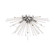 Utopia Four Light Ceiling Mount in Polished Chrome (107|41250-05)