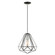 Knox One Light Pendant in Shiny Black w/ Polished Chromes (107|41324-68)