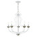 Katarina Five Light Chandelier in Antique White w/ Antique Brasss (107|42905-60)