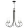 Bari Five Light Chandelier in Black w/ Brushed Nickels (107|42925-04)