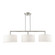 Meridian Three Light Linear Chandelier in Brushed Nickel (107|45493-91)