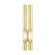 Acra Two Light Wall Sconce in Satin Brass (107|45912-12)
