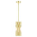 Acra Three Light Chandelier in Satin Brass (107|45913-12)