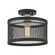 Industro One Light Semi Flush Mount in Black w/ Brushed Nickels (107|46216-04)