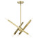 Monaco Six Light Chandelier in Antique Brass (107|46984-01)