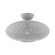 Charlton One Light Semi Flush Mount in Nordic Gray w/ Brushed Nickels (107|49183-80)