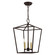 Devone Three Light Convertible Semi Flush/Lantern in Bronze (107|49433-07)