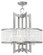 Grammercy Four Light Chandelier in Brushed Nickel (107|50575-91)