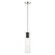 Beckett One Light Pendant in Brushed Nickel & Black (107|51160-91)