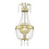 Valentina One Light Wall Sconce in Hand Applied Winter Gold (107|51872-28) Valentina One Light Wall Sconce in Hand Applied Winter Gold (107|51872-28)