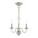 Windsor Three Light Mini Chandelier in Brushed Nickel (107|52163-91)