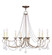 Pennington Eight Light Chandelier in Hand Applied Antique Silver Leaf (107|6518-73)