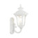 Oxford One Light Outdoor Wall Lantern in Textured White (107|7850-13)