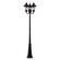 Oxford Three Light Outdoor Post Mount in Textured Black (107|7866-14)