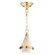 Giza One Light Mini Pendant in Satin Brass (16|10372WTSBR)