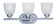 Axis Three Light Bath Vanity in Polished Chrome (16|11313FTPC)