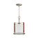 Sausalito One Light Pendant in Weathered Zinc / Brown Suede (16|16133FTWZBSD)