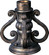 Maxim Pier Mount in Oriental Bronze (16|2004OB)