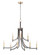 Lyndon Nine Light Chandelier in Bronze / Antique Brass (16|21529BZAB)