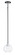 Vessel One Light Mini Pendant in Black / Brushed Aluminum (16|21619CLBKAL)