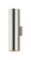 Outpost Two Light Outdoor Wall Lantern in Brushed Aluminum (16|26105AL)