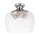 Goblet Three Light Semi-Flush Mount in Black / Satin Nickel (16|26130CLBKSN)