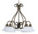 Pacific Five Light Chandelier in Kentucky Bronze (16|2657MRKB)