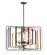 Radial Five Light Pendant in Black / Gold (16|28677BKGLD)