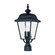 Builder Cast Three Light Outdoor Pole/Post Lantern in Black (16|3008BK)