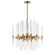 Divine Eight Light Chandelier in Heritage (16|38405CLHR)