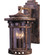 Santa Barbara VX Three Light Outdoor Wall Lantern in Sienna (16|40034CDSE)
