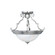 Essentials - 584x Two Light Semi-Flush Mount in Satin Nickel (16|5843MRSN)