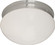 Essentials - 588x Two Light Flush Mount in Satin Nickel (16|5881WTSN)