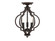 Msemi Three Light Convertible Semi-Flush/Pendant in Oil Rubbed Bronze (446|M60055ORB)