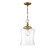 Mpend One Light Pendant in Natural Brass (446|M70019NB)