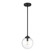 Mpend One Light Mini Pendant in Matte Black (446|M70067MBK)