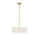 Three Light Pendant in Warm Brass (446|M70109NB)